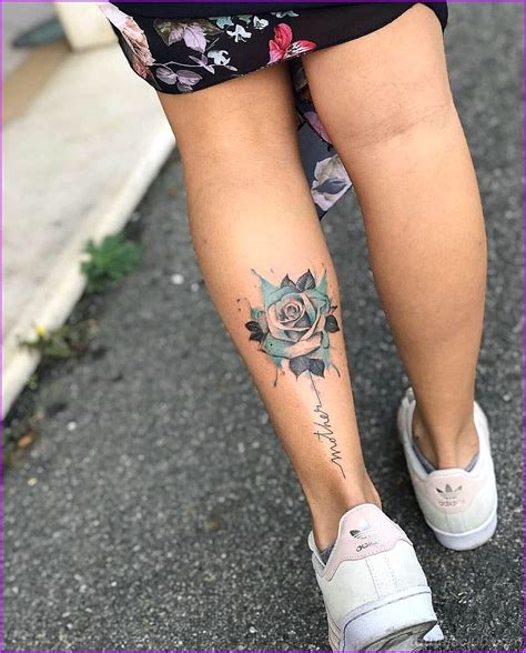 tatuajes en pierna mujer sexis|Tatuajes en la pierna para mujeres